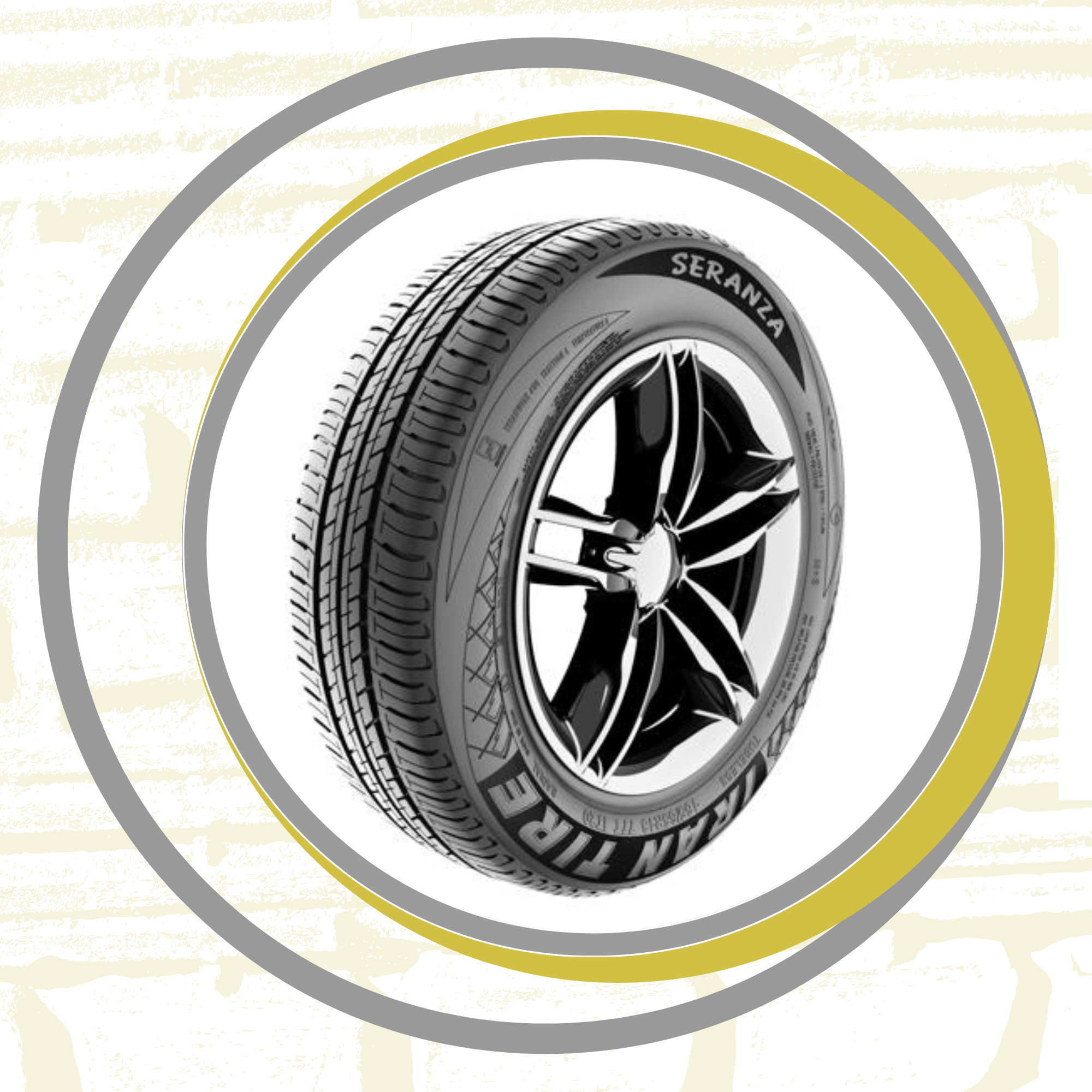 تایر ایران تایر سرانزا 165/65R13