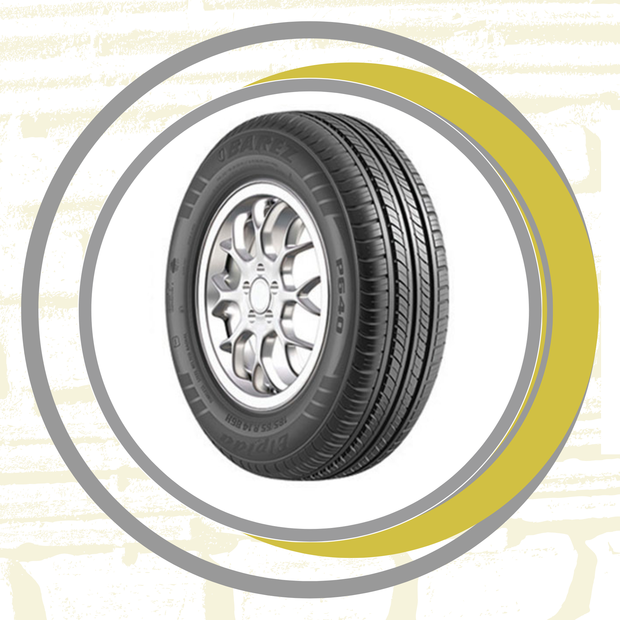 رادیال سواری 185/65R14 P674