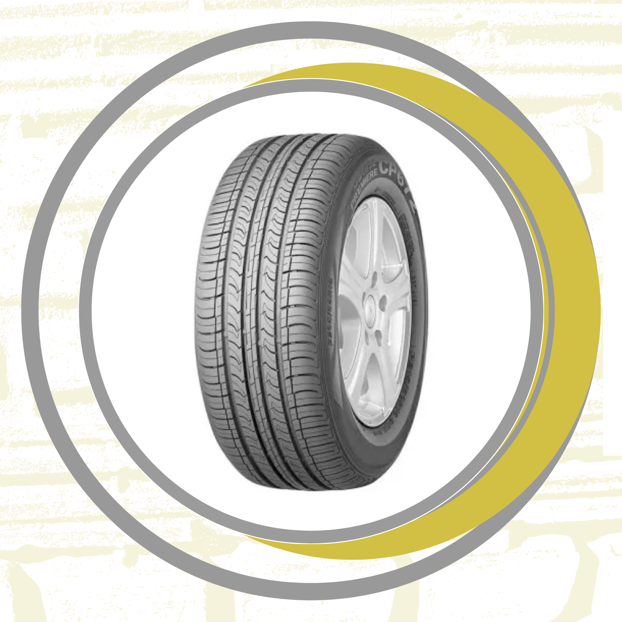 رادیال سواری 185/65R15 P674