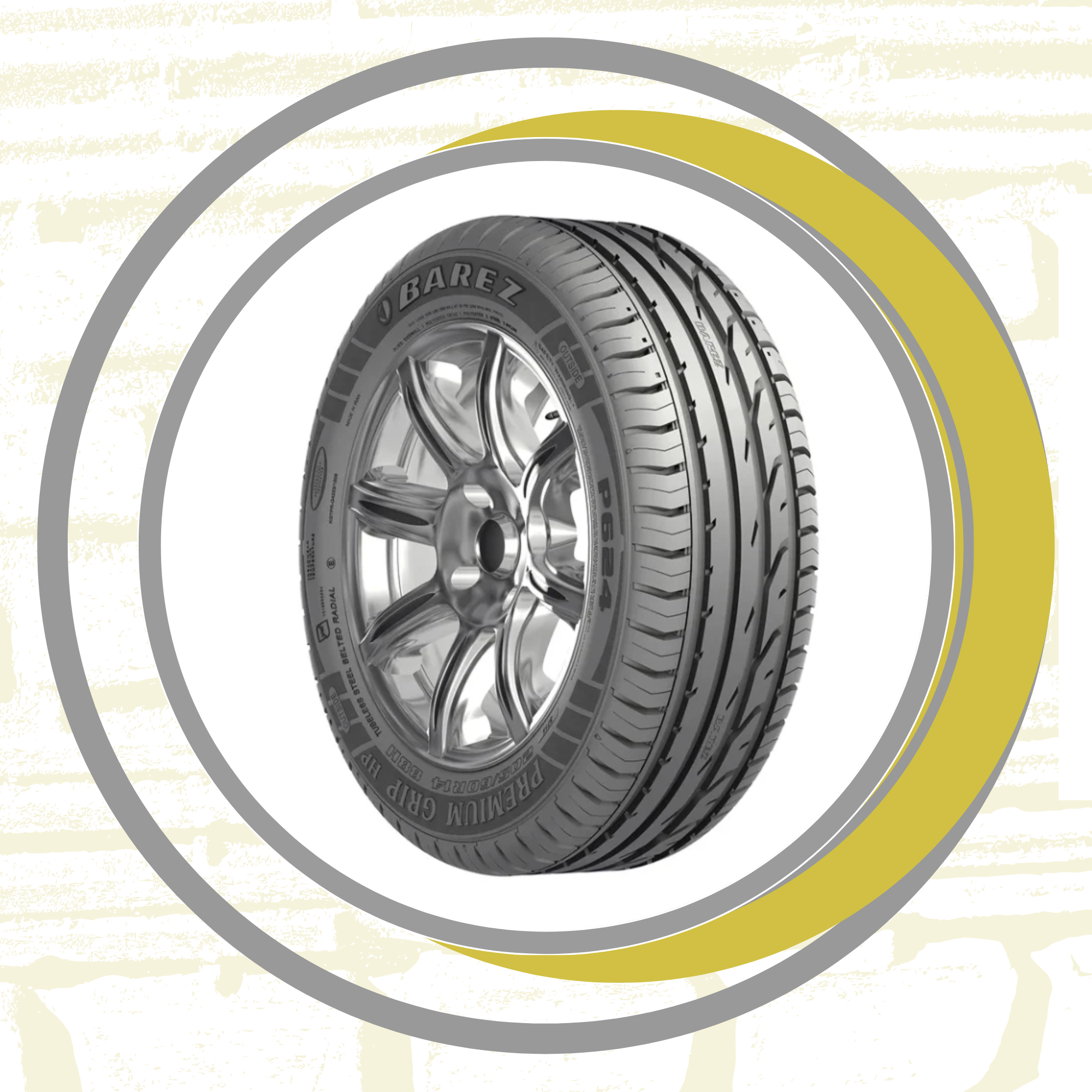 رادیال سواری 205/60R14 P624